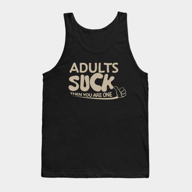 Adult Suck Tank Top by teefun